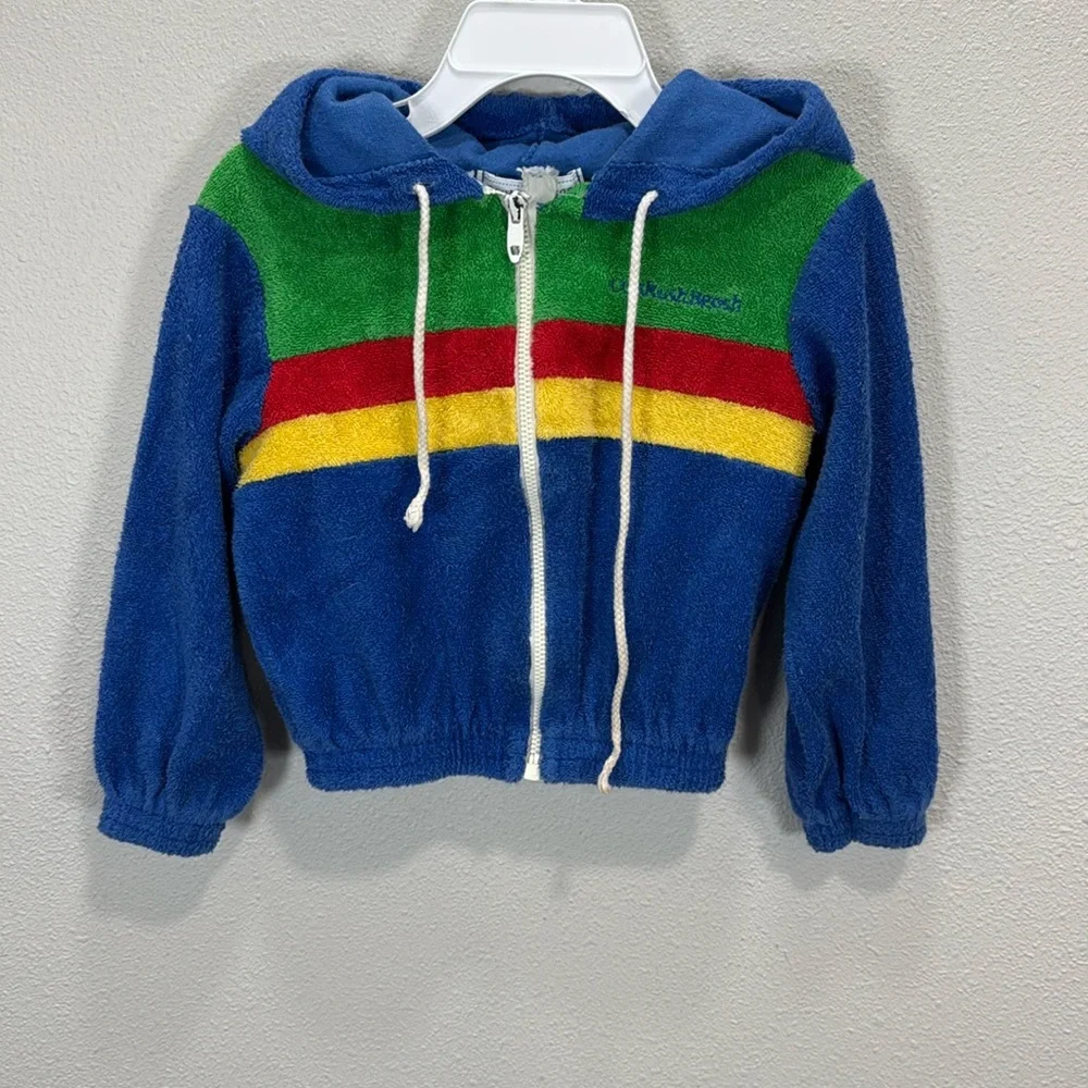 Vintage Oshkosh Terry‎ jacket hooded